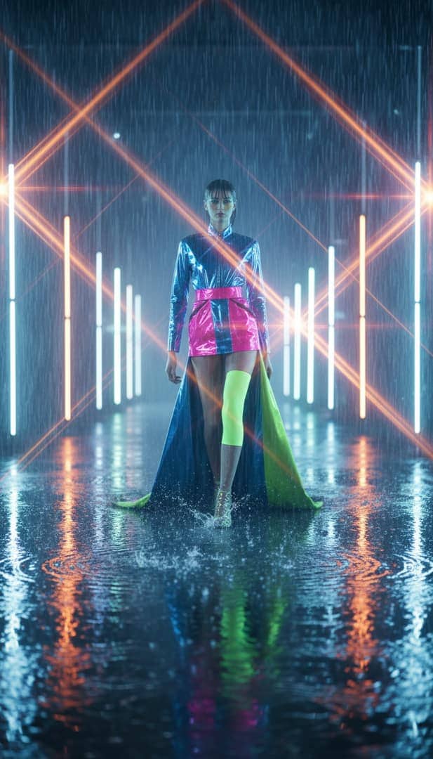 Neon runway
